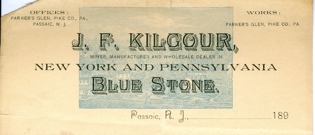 Shohola PA Kilgour Blue Stone
